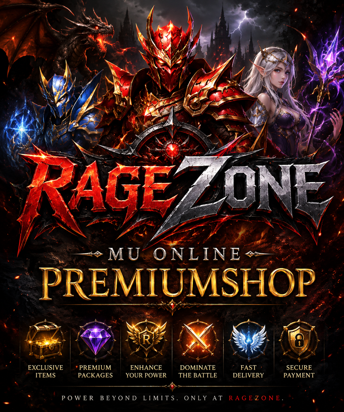 RageZoneMU PremiumShop Banner